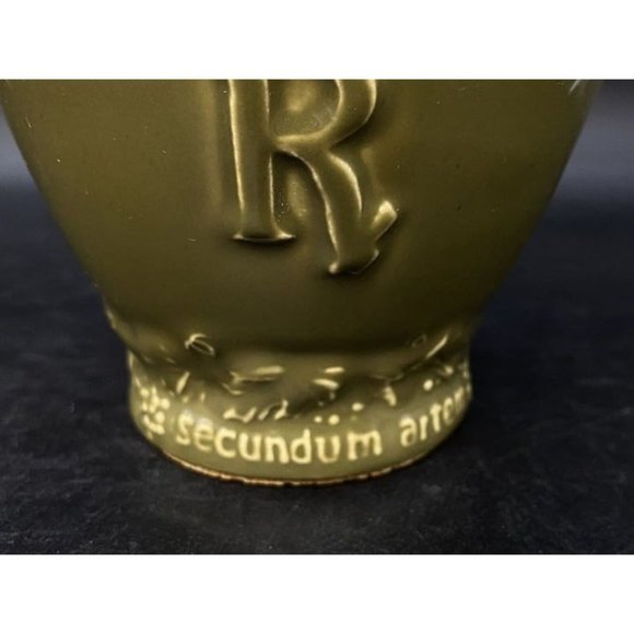 Schering Louis Hebert Ceramic Mortar & Wood Pestle Apothecary Pharmaceutical - Picture 4 of 11